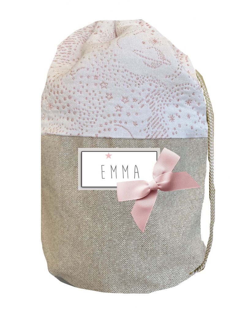 Sac de rangement, sac jouet personnalisable