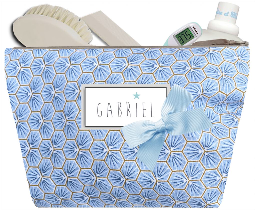 Trousse de Toilette Bébé Personnalisée - Chic & Unique : produits à  personnaliser - Pimponette