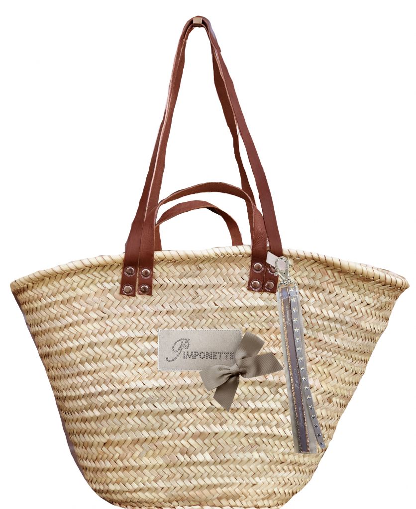 Panier Personnalise Panier de Plage Chic Unique produits a personnaliser Pimponette