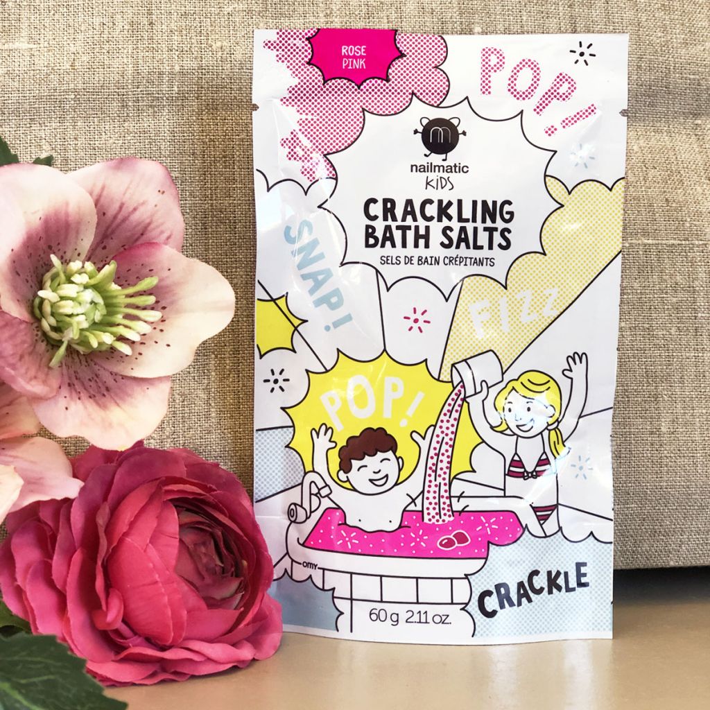 Sels de bain crépitants Rose pour enfant - Nailmatic Kids : produits à  personnaliser - Pimponette