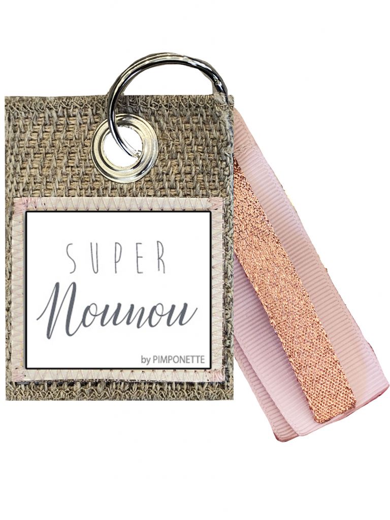 Une idée cadeau pour une super nounou : Porte clés - Super Nounou ❤️