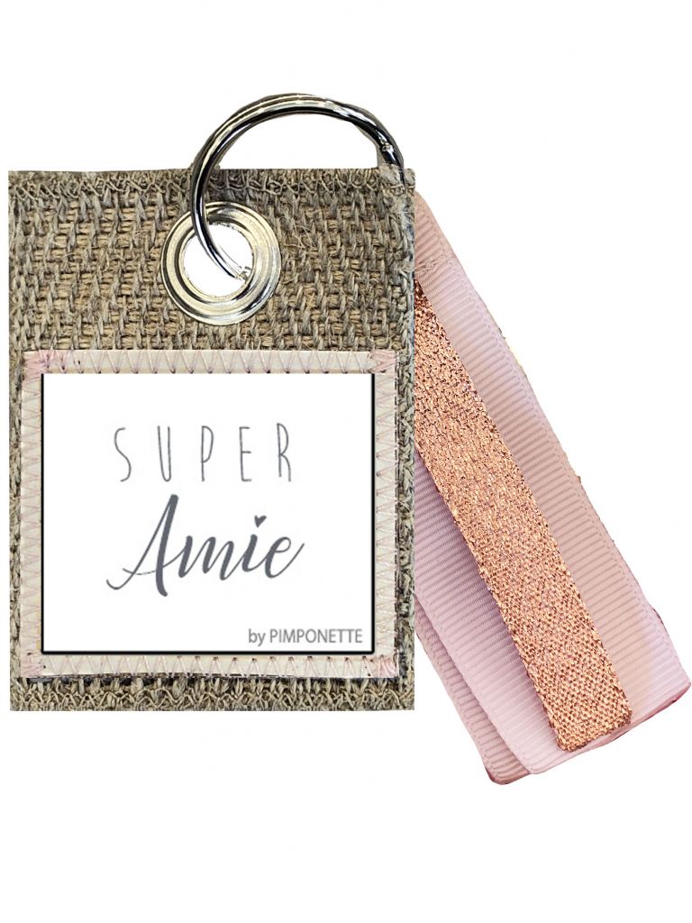 Porte Clef Personnalisé - Idée cadeau Amie : produits à personnaliser -  Pimponette