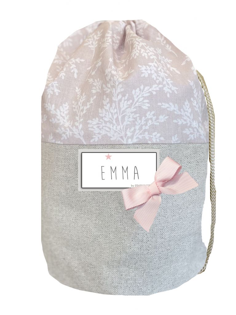 Sac à dos bébé - sac à dos personnalisé bébé - tissu Floral nude