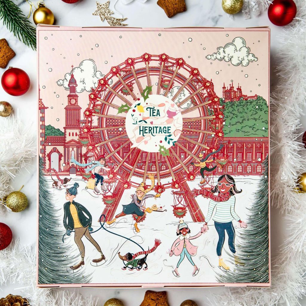 Calendrier de l'Avent - Tea Heritage 22 sachets de Thé & 3 Chocolats
