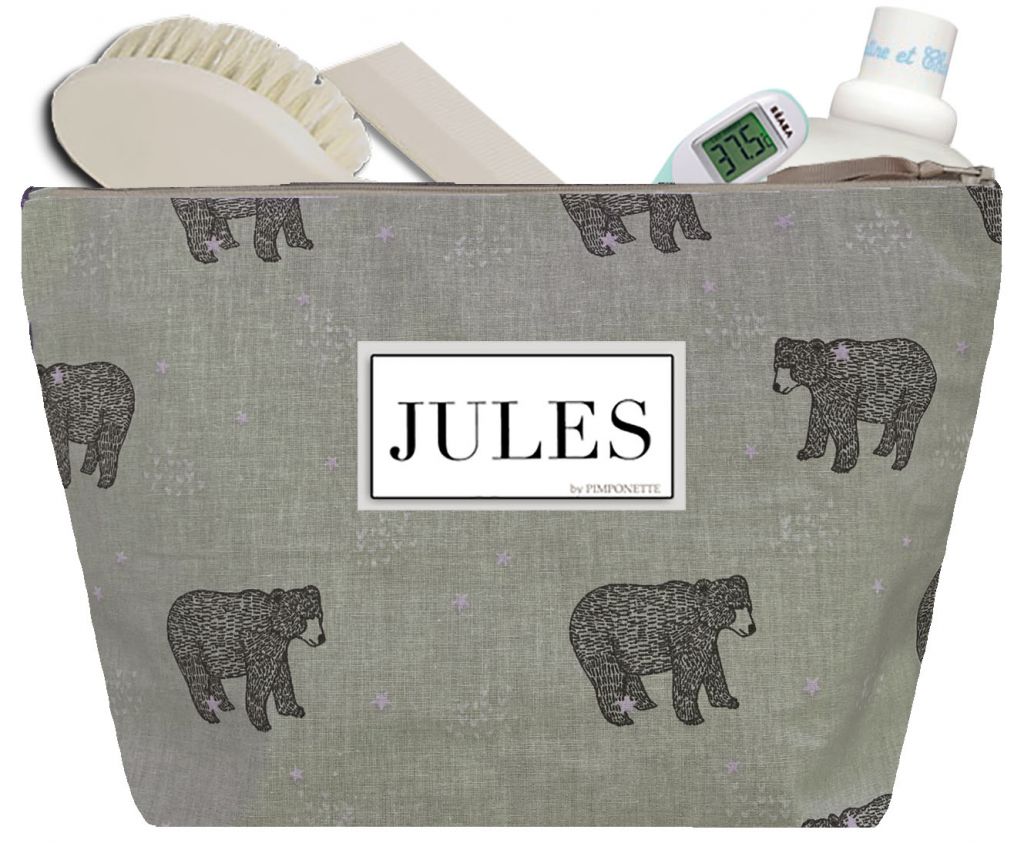 Trousse de Toilette Bébé Personnalisée - Chic & Unique : produits à  personnaliser - Pimponette