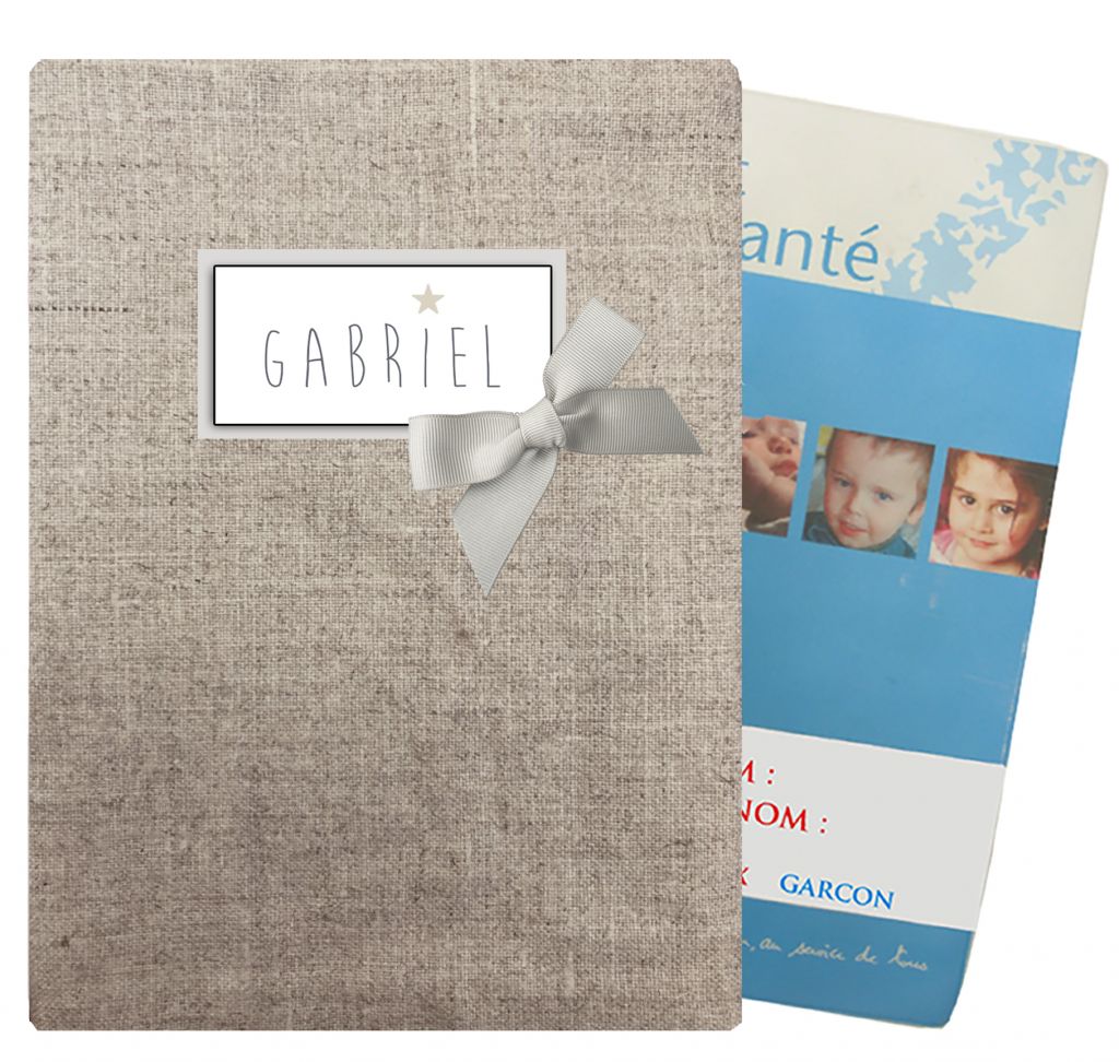 Protège carnet de santé personnalisable, cadeau de naissance, carnet de  santé personnalisé, Motif Souris