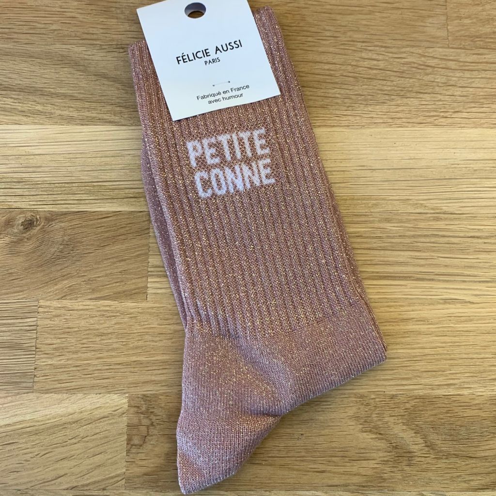 Felicie Aussi - Chaussettes Petite conne à Paillettes : produits à